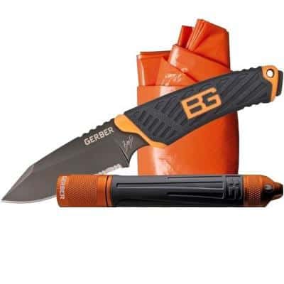 Promo Фонарь+нож+пончо Gerber Bear Grylls