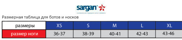 Носки неопреновые SARGAN Сталкер 5mm