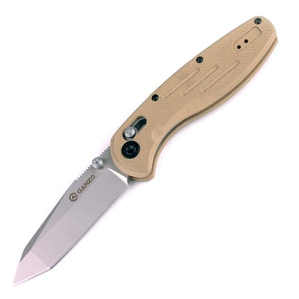 Нож Ganzo G701 желтый G10 Axis Lock