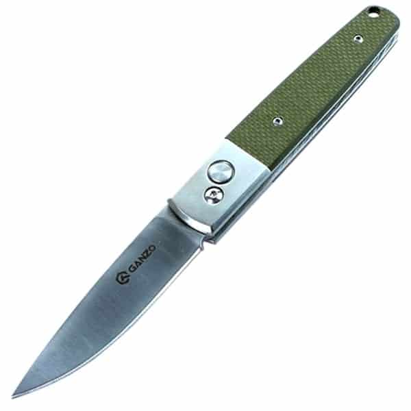 Нож Ganzo G7211 зеленый, черный Auto lock Нож Ganzo G7211 зеленый, черный Auto lock