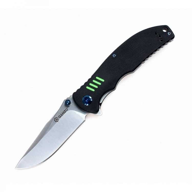 Нож Ganzo G7511 (зеленый, черный, оранжевый)