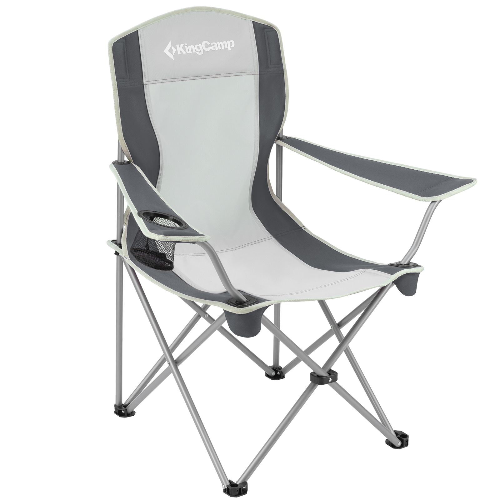 Стул KingCamp Arms Chairin Steel(KC3818) BLACK MEDIUMGREY KC3818 BLACK/MEDIUMGREY