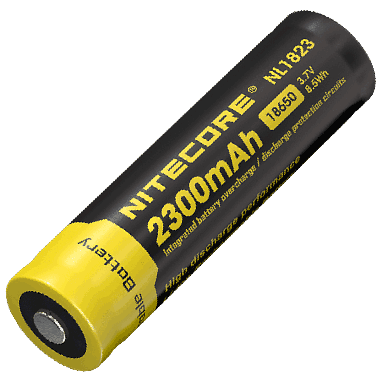 Аккумулятор литиевый Li-Ion 18650 Nitecore NL1823 3.7V (2300mAh), защищенный