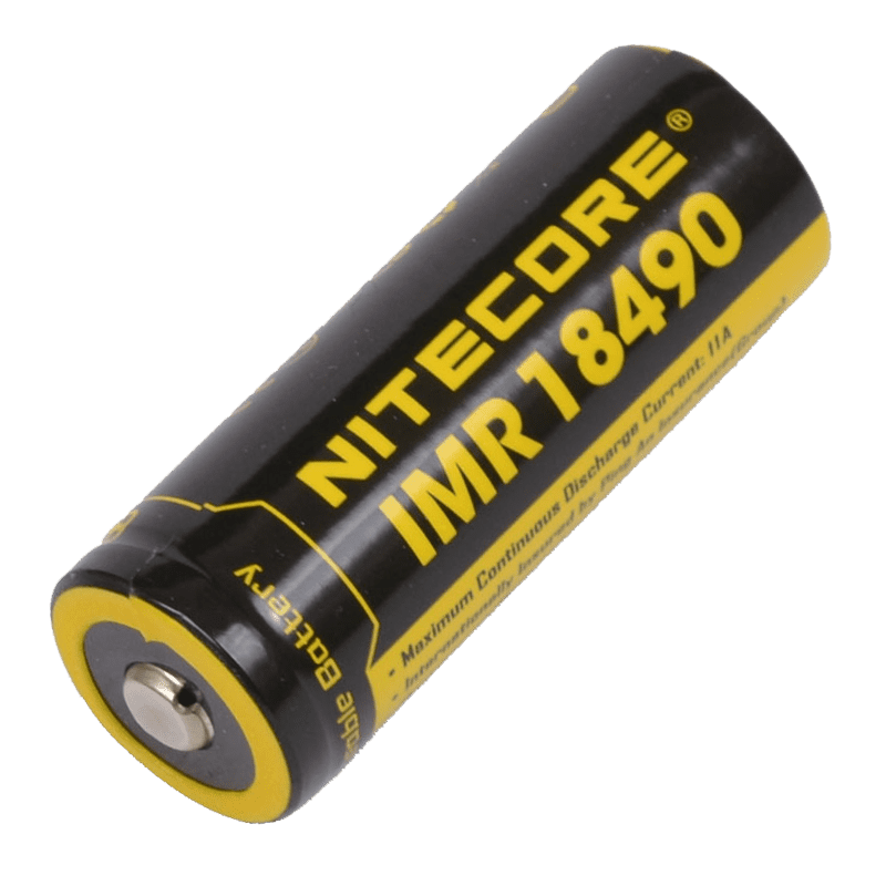 Аккумулятор литиевый Li-Ion IMR 18490 Nitecore 3.7V (1100mAh)