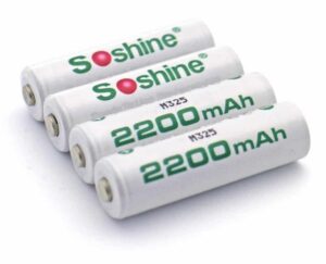 Аккумулятор никель-металлогидридный Ni-MH RTU AA (R6) Soshine 1.2V