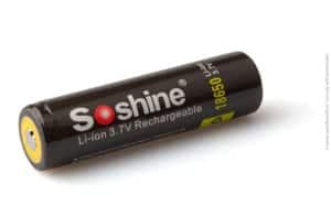 Аккумулятор литиевый Li-Ion 18650 Soshine (Panasonic) 3.7V