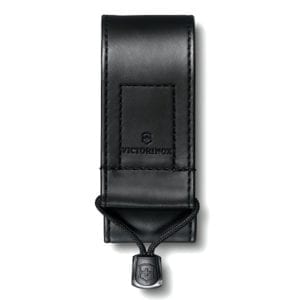 Чехол для ножей Victorinox (91-93мм, 2-4 слоя) на липучке, кож. зам., черный 4.0480.3