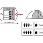 Палатка четырехместная Tramp Camp 4