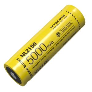 Аккумулятор литиевый Li-Ion 21700 Nitecore NL2150 3.6V (5000mAh) защищенный