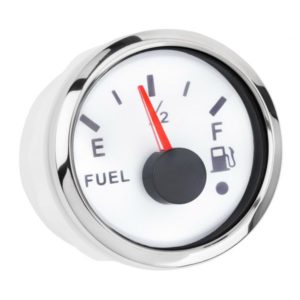 Датчик топлива I GAUGE 52MM с функцией предупреждения (белый) LED дисплей 240-33/ 0-190 OHM