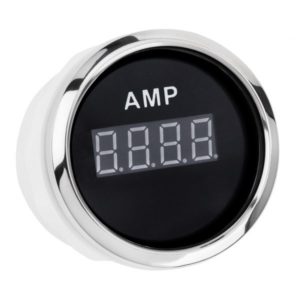 Цифровой амперметр I GAUGE 52MM с функцией предупреждения (черный) LED дисплей