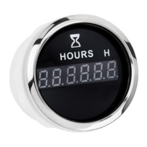 Цифровой счетчик моточасов I GAUGE 52MM (черный) LED дисплей