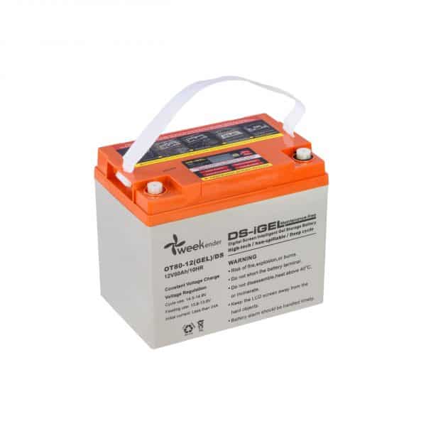 80N4916-scaled-600x600 Гелевый аккумулятор Weekender DS 80Ah 12V с дисплеем 25.4кг