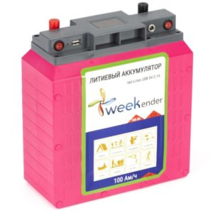 Литий-ионный аккумулятор Weekender 12V 100AH