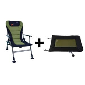 Кресло рыболовное карповое Novator SR-2 Comfort + Подставка Novator POD-1 Comfort