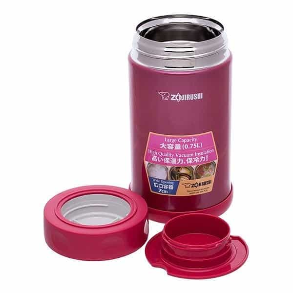 Пищевой термоконтейнер ZOJIRUSHI SW-FCE75PJ 0.75 л малиновый1
