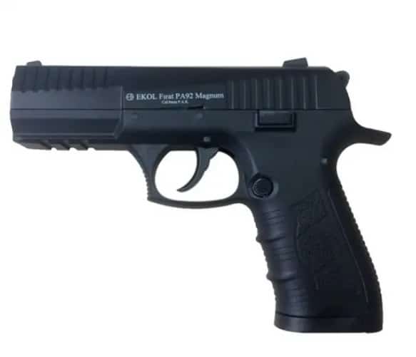 Пистолет сигнальный стартовый Ekol Firat PA92 Magnum (9.0мм) черный