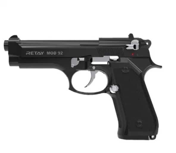 Пистолет сигнальный стартовый Retay Beretta 92FS Mod.92