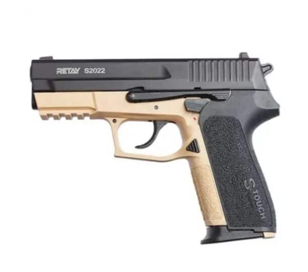 Пистолет сигнальный, стартовый Retay Glock G 17 (9мм, 14 зарядов), sand