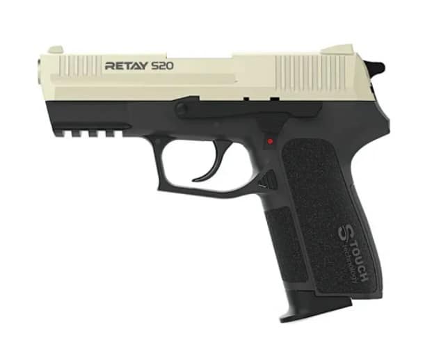 Пистолет сигнальный стартовый Retay S20 (9мм, 18 зарядов), сатин Пистолет сигнальный стартовый Retay S20 (9мм, 18 зарядов), сатин