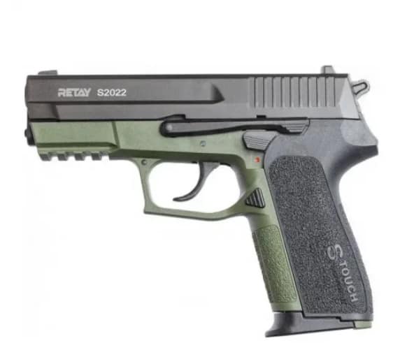 Пистолет сигнальный стартовый Retay Sig Sauer 2022, (9мм, 18 зарядов), olive