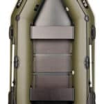 Лодка Bark В-260Р двухместная гребная привальный брус 4 ручки стационарные сиденья реечный настил комплект