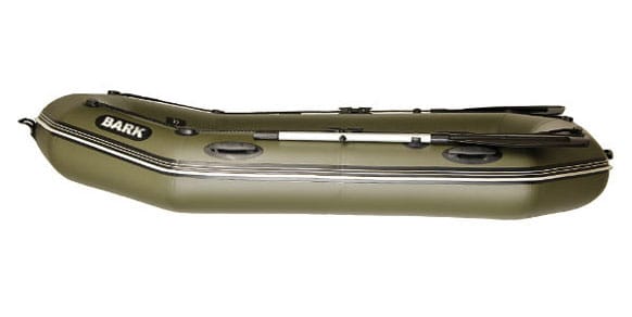 Лодка Bark В-260Р двухместная гребная привальный брус 4 ручки стационарные сиденья реечный настил комплект1