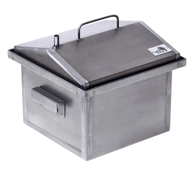 Коптильня двухъярусная с гидрозатвором для горячего копчения Smoke House (300х300х250мм) Коптильня двухъярусная с гидрозатвором для горячего копчения Smoke House (300х300х250мм)