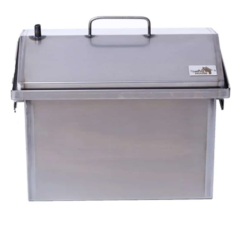 Коптильня двухъярусная с гидрозатвором для горячего копчения1 Коптильня двухъярусная с гидрозатвором для горячего копчения (400х300х310мм)