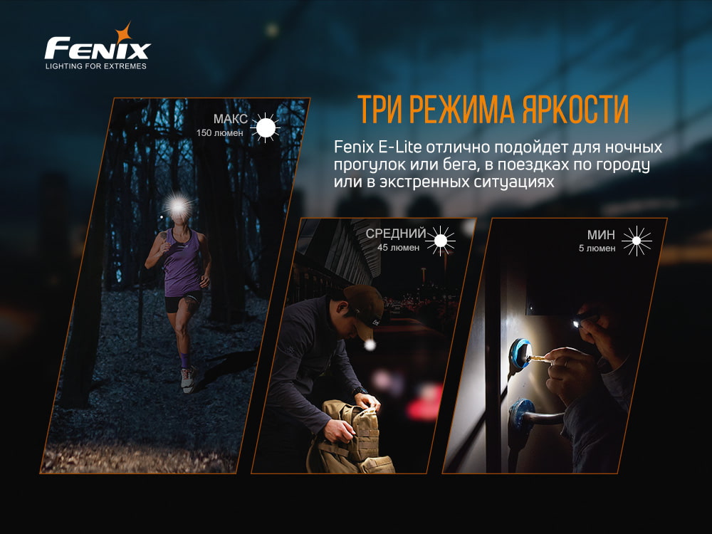 Фонарь ручной Fenix E-LITE7