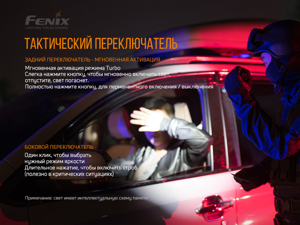 Фонарь ручной Fenix PD36R+фонарь ручной Fenix E01 V2.0 в подарок15