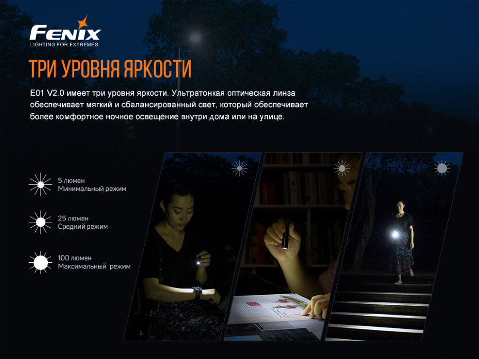 Фонарь ручной Fenix PD36R+фонарь ручной Fenix E01 V2.0 в подарок21