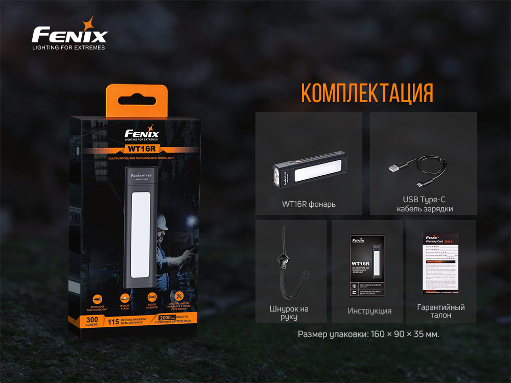 Мульти-фонарь Fenix WT16R16