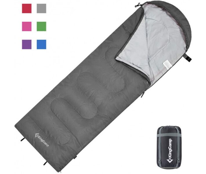 Спальный мешок KingCamp (KS3222_MEDIUMGREY_L)1 Спальный мешок Kingcamp Oasis 250XL KS3222 R Mid grey (KS3222_MEDIUMGREY_R)