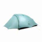 Палатка сверхлегкая двухместная с футпринтом Naturehike Shared 2 NH20ZP091 20D голубой