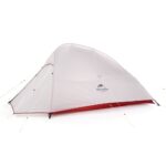 Палатка сверхлегкая двухместная с футпринтом Naturehike Сloud Up 2 Updated NH17T001-T 20D серая