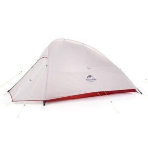 Палатка сверхлегкая двухместная с футпринтом Naturehike Сloud Up 2 Updated NH17T001-T 20D серая