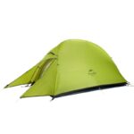 Палатка сверхлегкая одноместная с футпринтом Naturehike Сloud Up 1 Updated NH18T010-T 210T зеленый