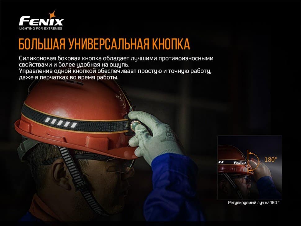 Фонарь налобный Fenix HM61R + Складной нож Ruike S22 Черный15