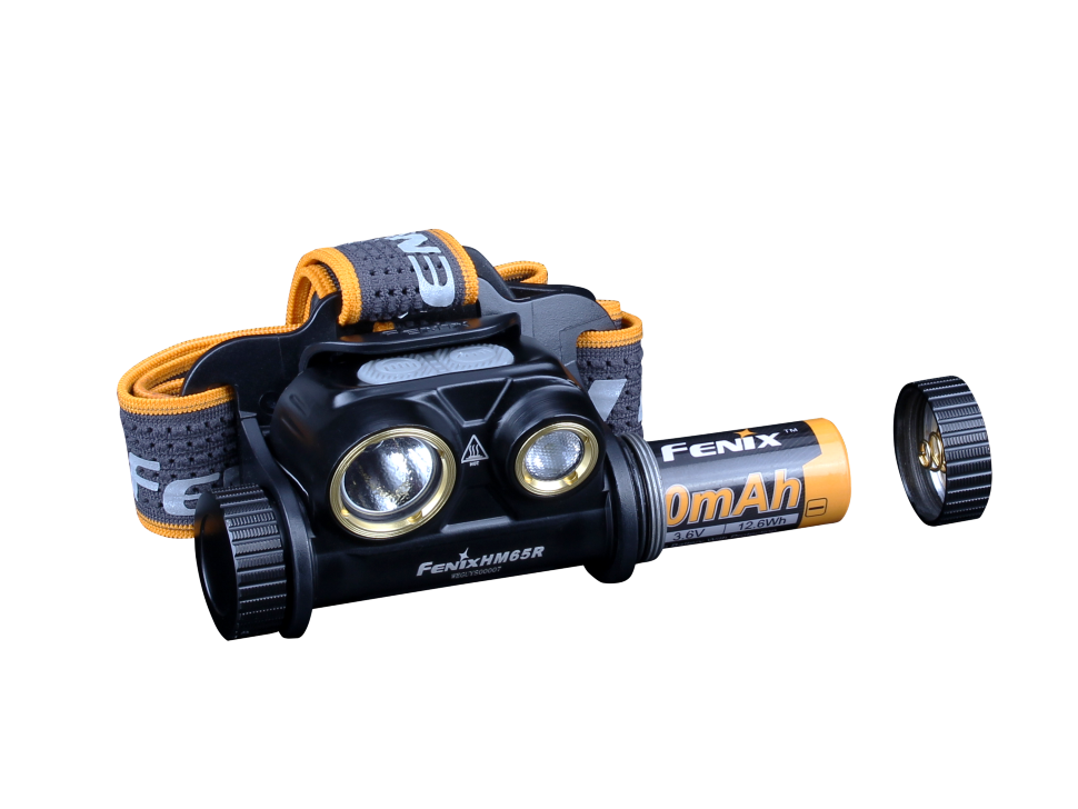 Фонарь налобный Fenix HM65R + Фонарь универсальный Fenix E-LITE6