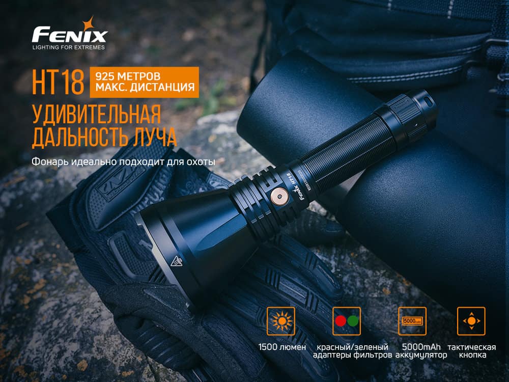 Фонарь ручной Fenix HT185
