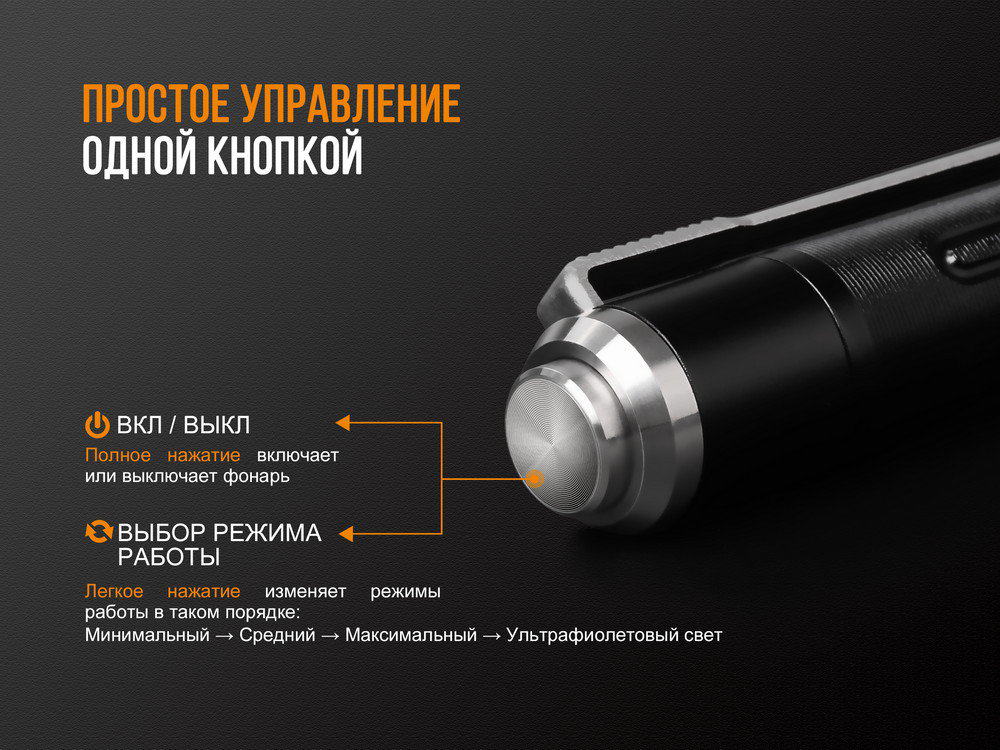 Фонарь ручной Fenix LD02 V20 90 CRI Cree XQ-E HI warm white13