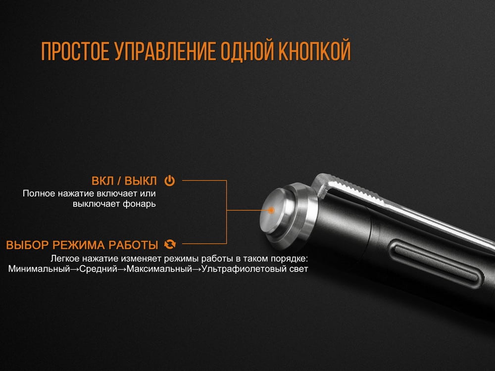 Фонарь ручной Fenix LD05 V20 Cree XQ-E HI warm white13