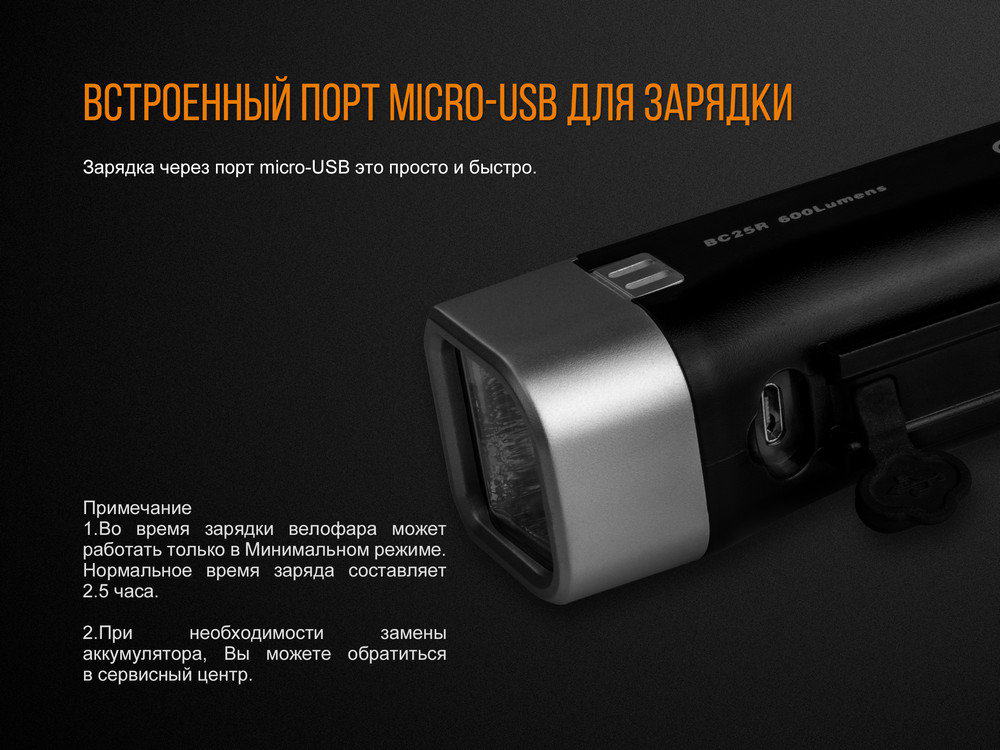 Велофара Fenix BC25R11