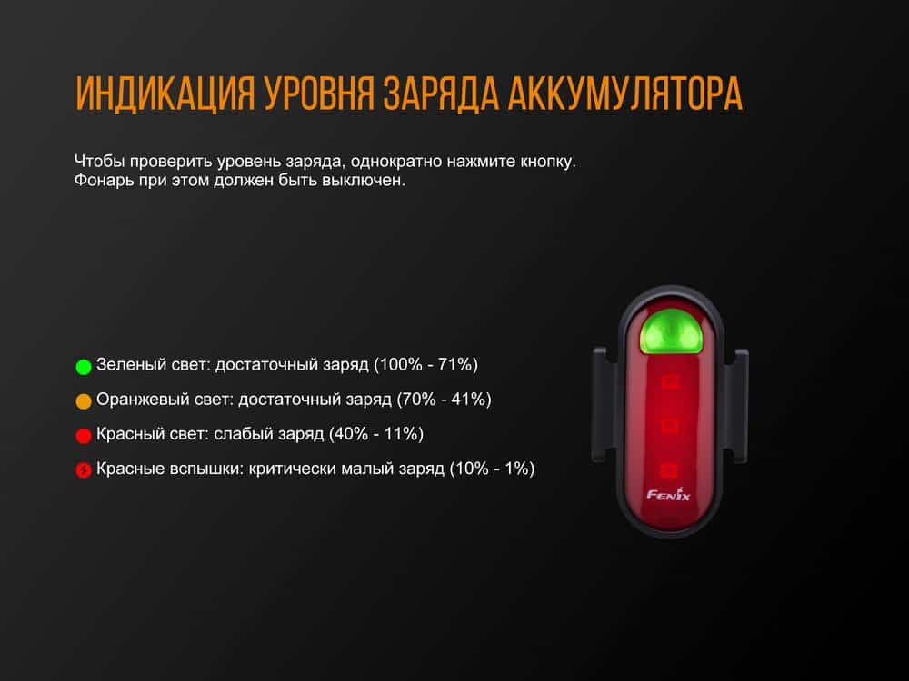 Велофара задняя Fenix BC05R13