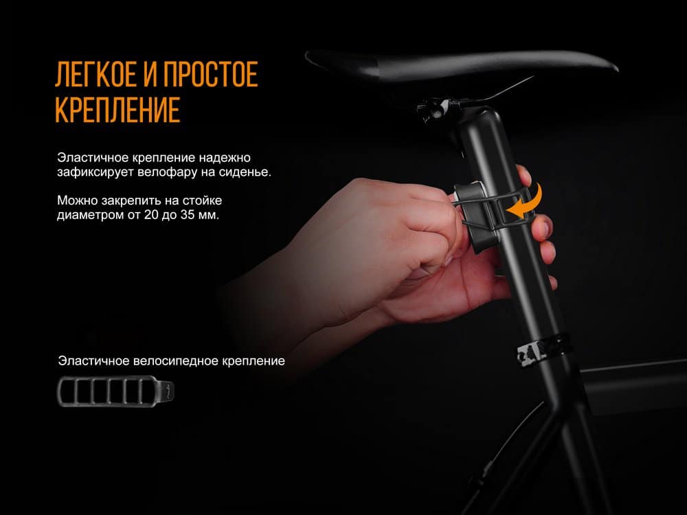 Велофара задняя Fenix BC05R9