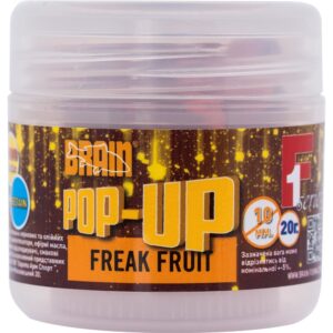 Бойлы Brain Pop-Up F1 Freak Fruit (апельсин/кальмар) 08mm 20g