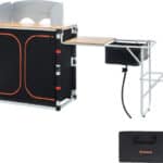 Multifunctional Bamboo Cooking Table(KC3942) black