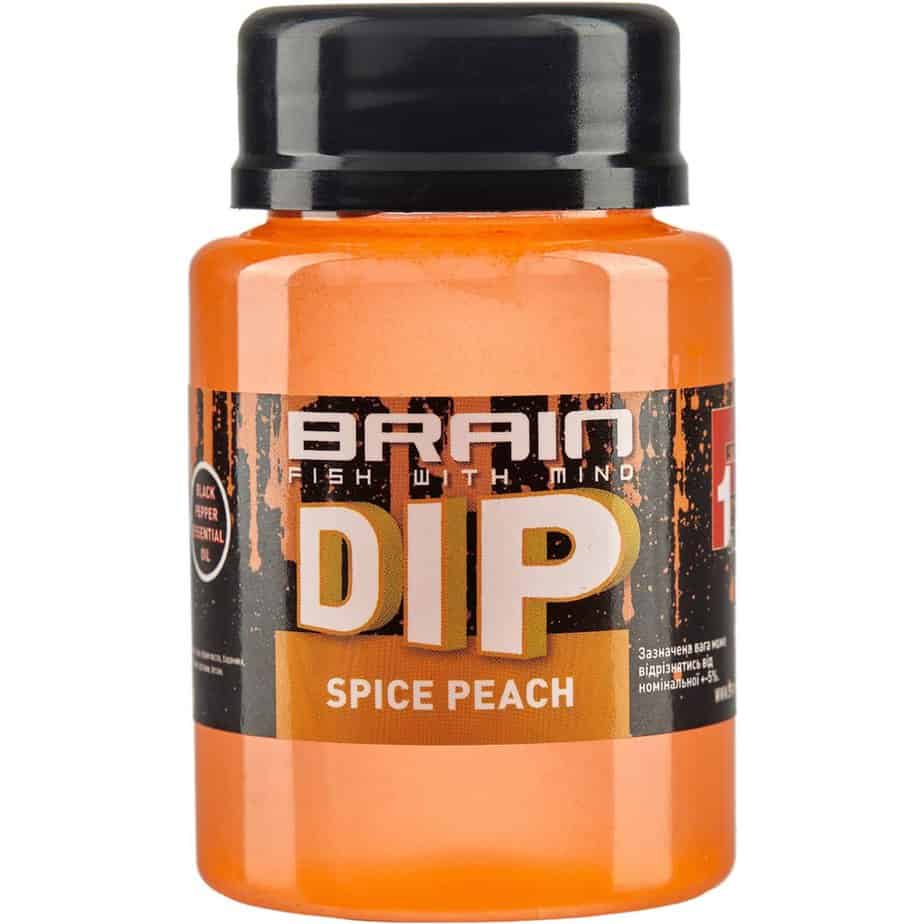 Дип для бойлов Brain F1 Spice Peach (персик-специи) 100ml Дип для бойлов Brain F1 Spice Peach (персик/специи) 100ml
