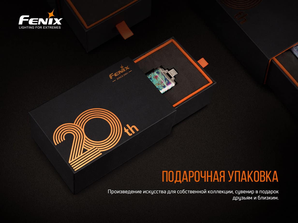 Фонарь ручной Fenix APEX 20 Flow Blue-13